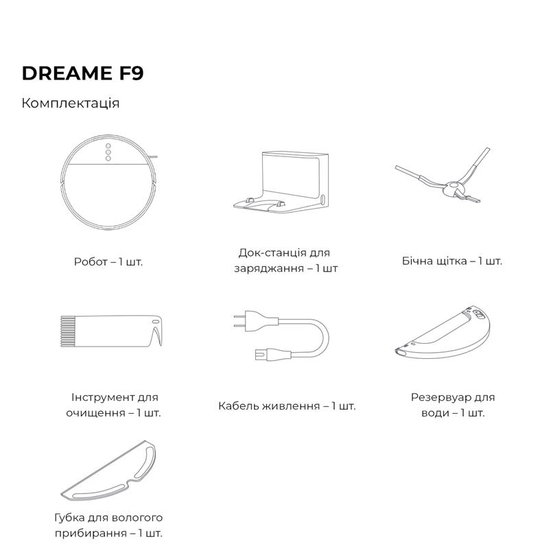 Робот-пилосос Dreame F9 (RVS5-WH0)