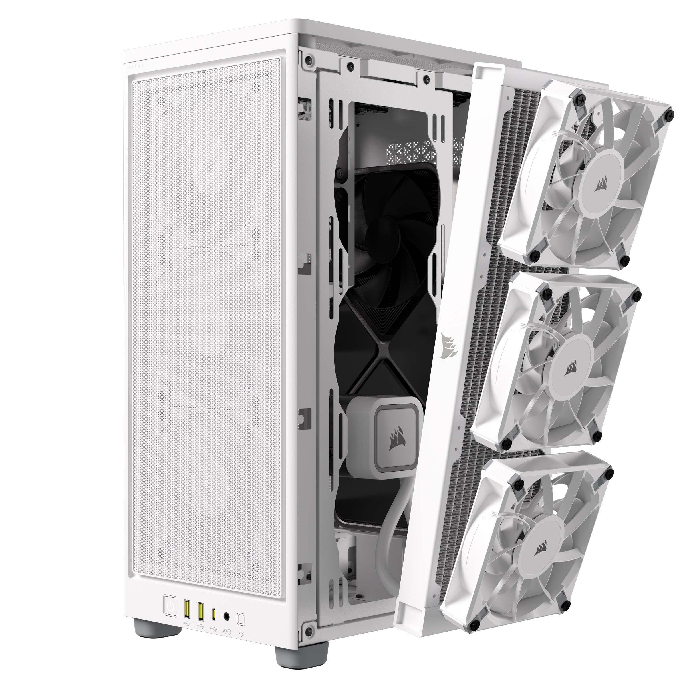 Корпус Corsair 2000D Airflow White (CC-9011245-WW) без БЖ