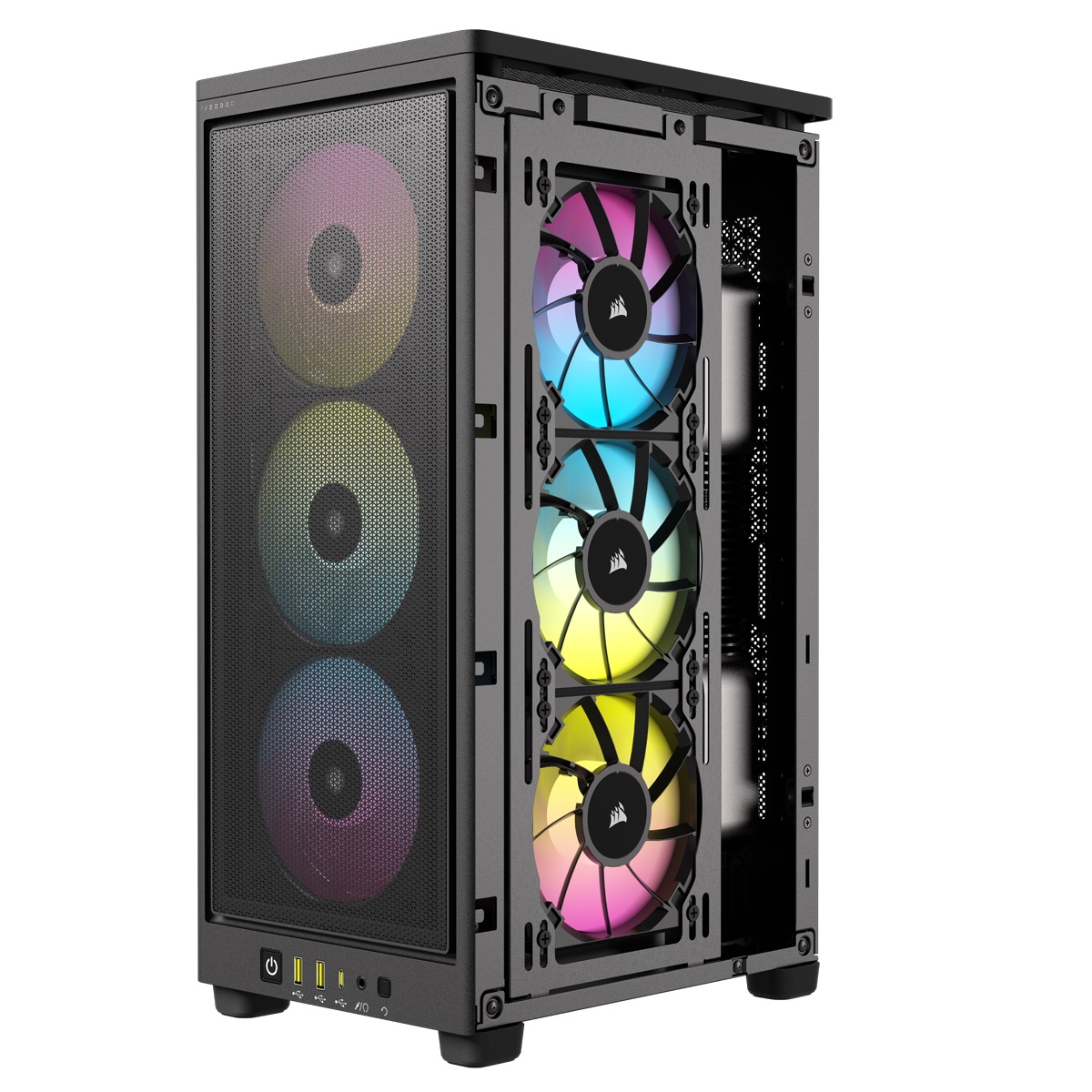 Корпус Corsair 2000D RGB Airflow Black (CC-9011246-WW) без БЖ