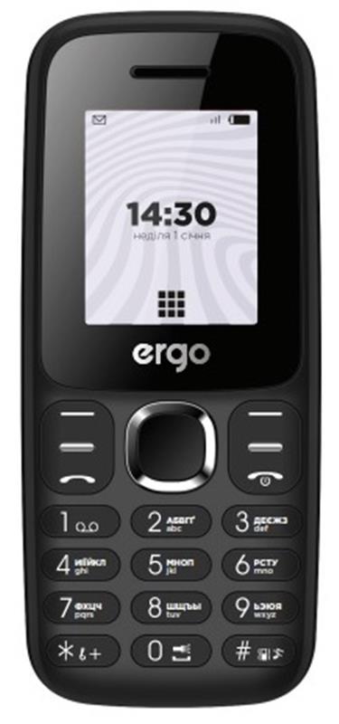 Мобiльний телефон Ergo B184 Dual Sim Black