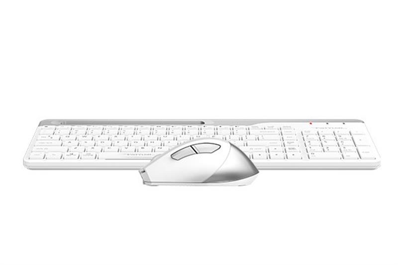 Комплект (клавіатура, мишка) бездротовий A4Tech FB2535C Icy White