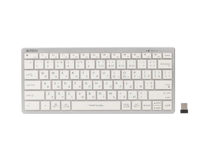 Клавіатура A4Tech Fstyler FBX51C White