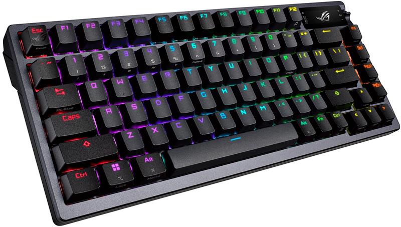 Клавіатура бездротова Asus ROG Azoth RGB WL BT Black (90MP0316-BKUA01)