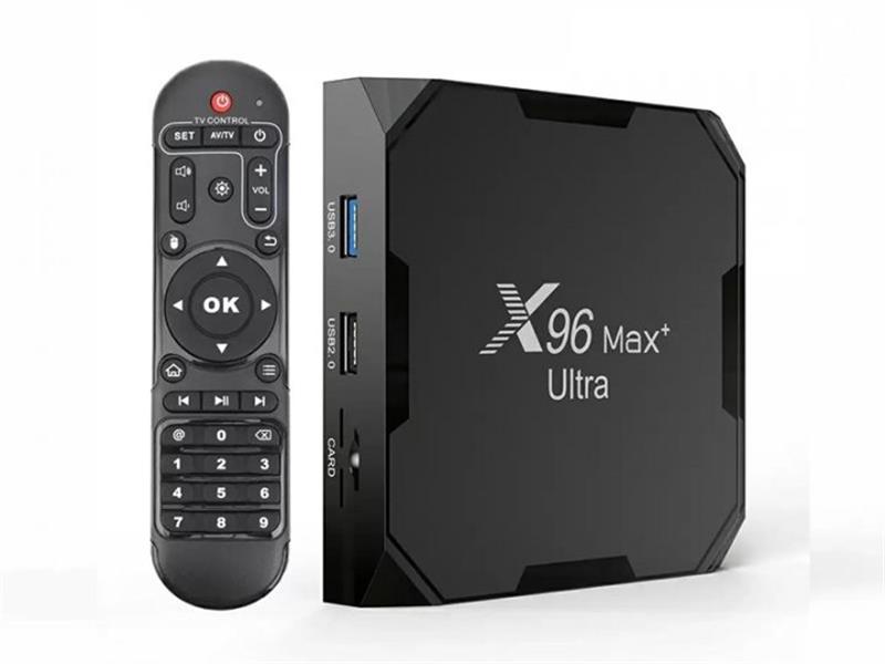 HD медіаплеєр X96 MAX+ Ultra Android TV (905x4 / 4GB / 32GB) (1554394)