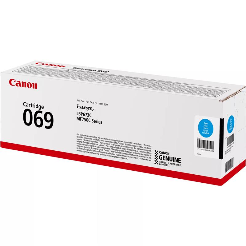 Картридж Canon 069 MF752Cdw/MF754Cdw/LBP673Cdw Cyan (5093C002)