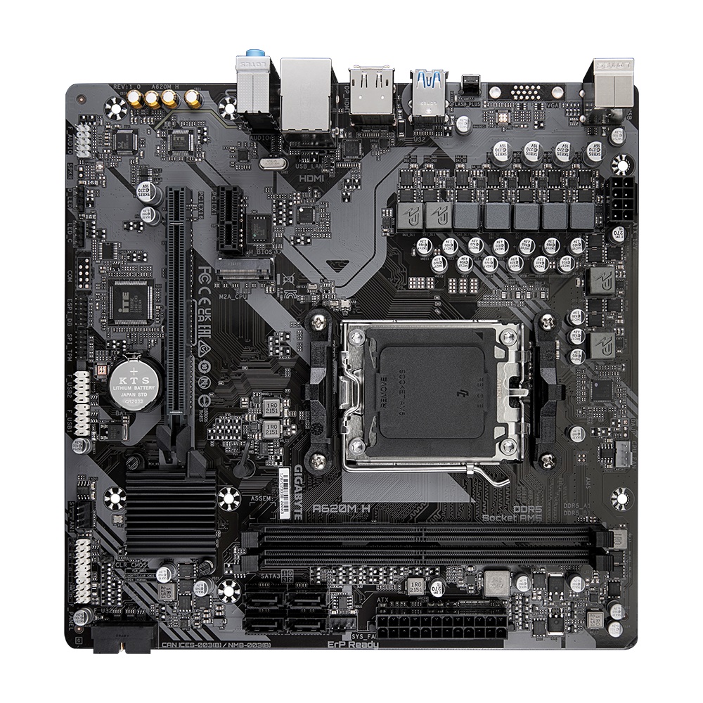 Материнська плата Gigabyte A620M H Socket AM5