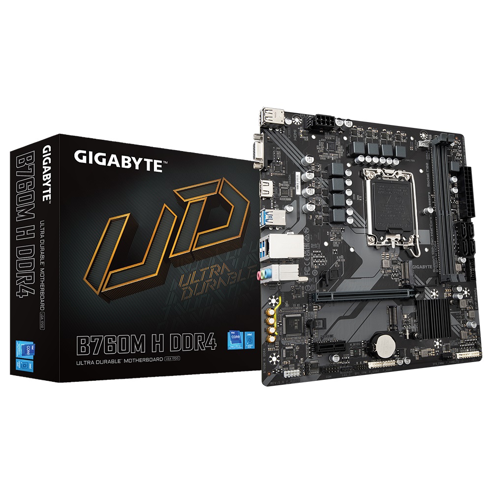 Материнська плата Gigabyte B760M H DDR4 Socket 1700