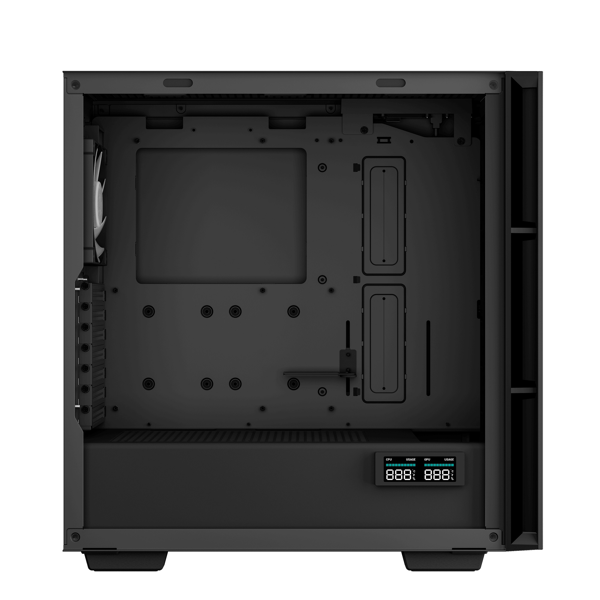 Корпус DeepCool CH560 Digital Black (R-CH560-BKAPE4D-G-1) без БЖ