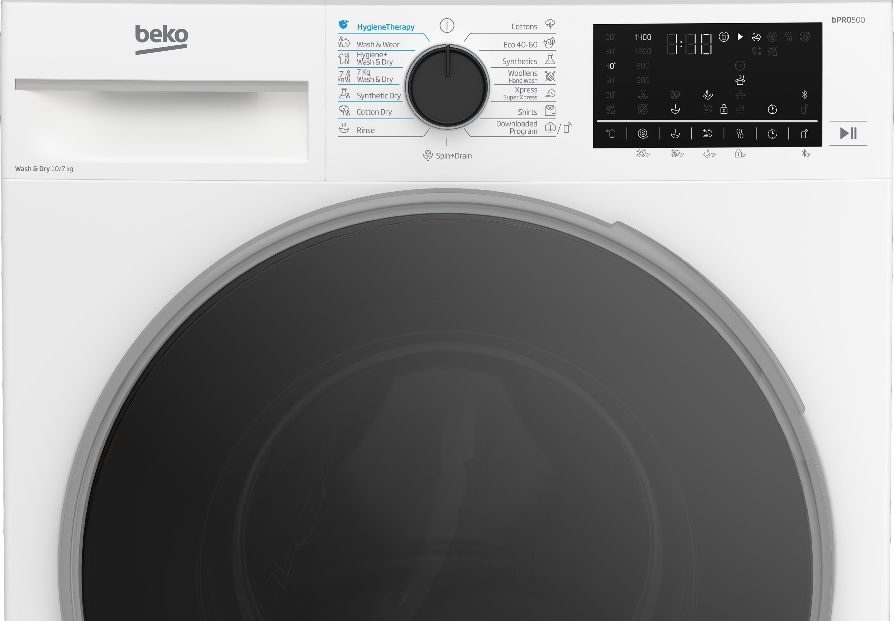 Пральна машина з сушкою Beko B5DFT510457WPB