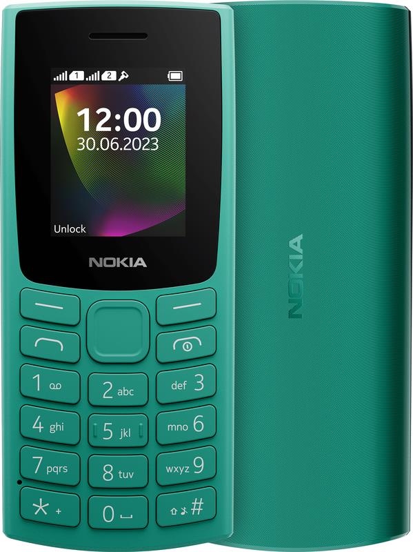 Мобільний телефон Nokia 106 2023 Dual Sim Green