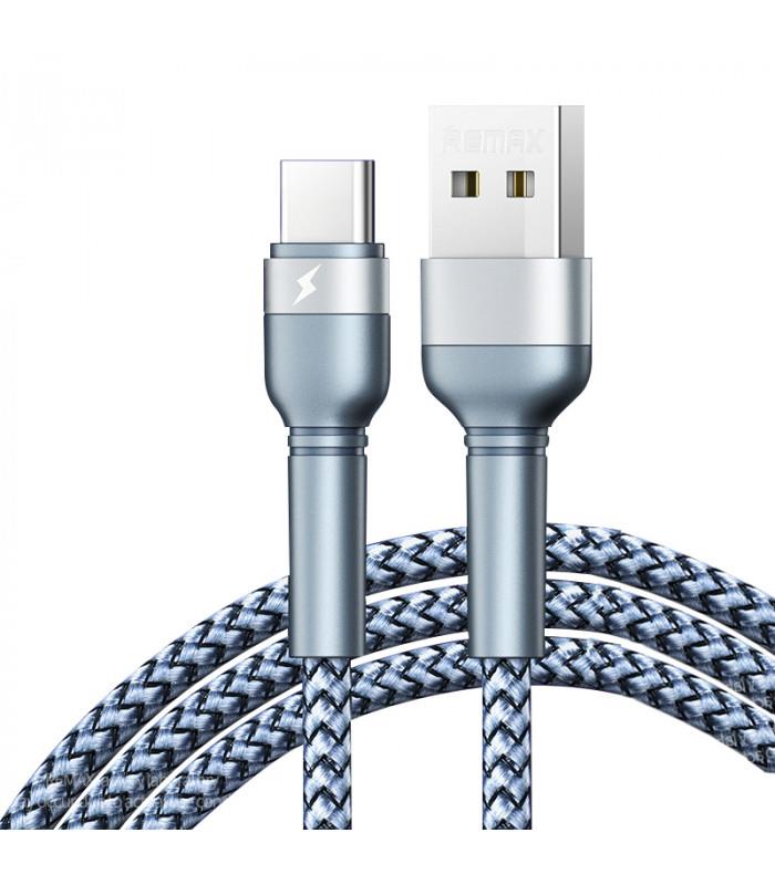 Кабель Remax Jany Series USB to Type-C міцний сірий