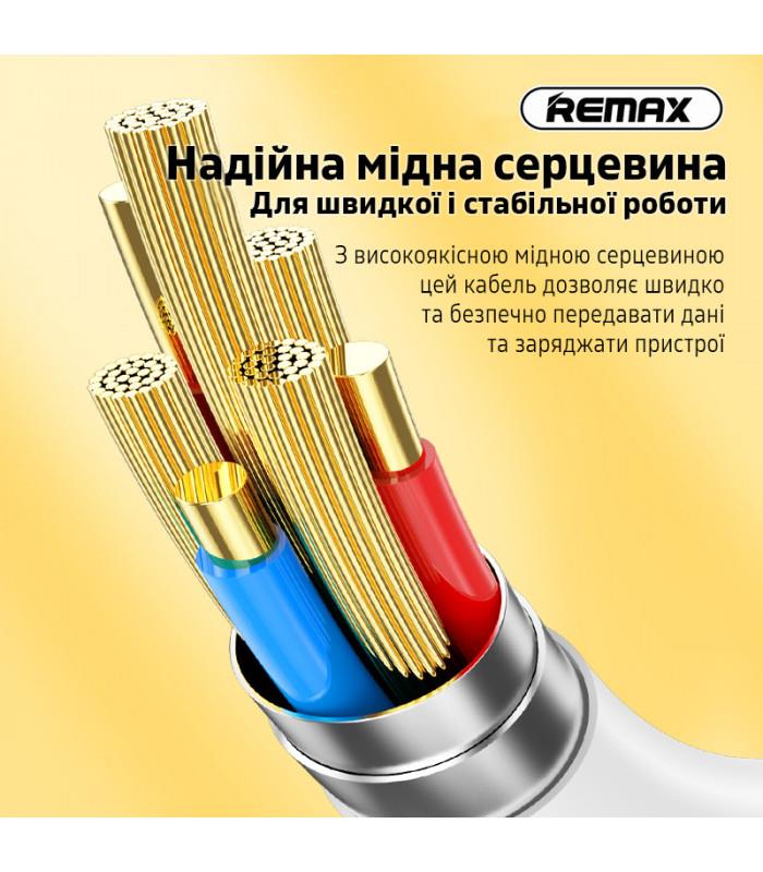 Кабель Remax Marlik Series Power Delivery Type-C to Type-C 65W White (RC-191)