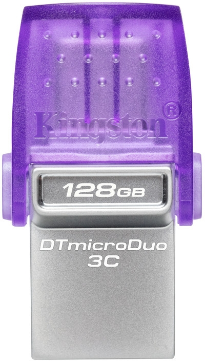 Флеш-накопичувач USB3.2 128GB Type-C Kingston DataTraveler microDuo 3C (DTDUO3CG3/128GB)