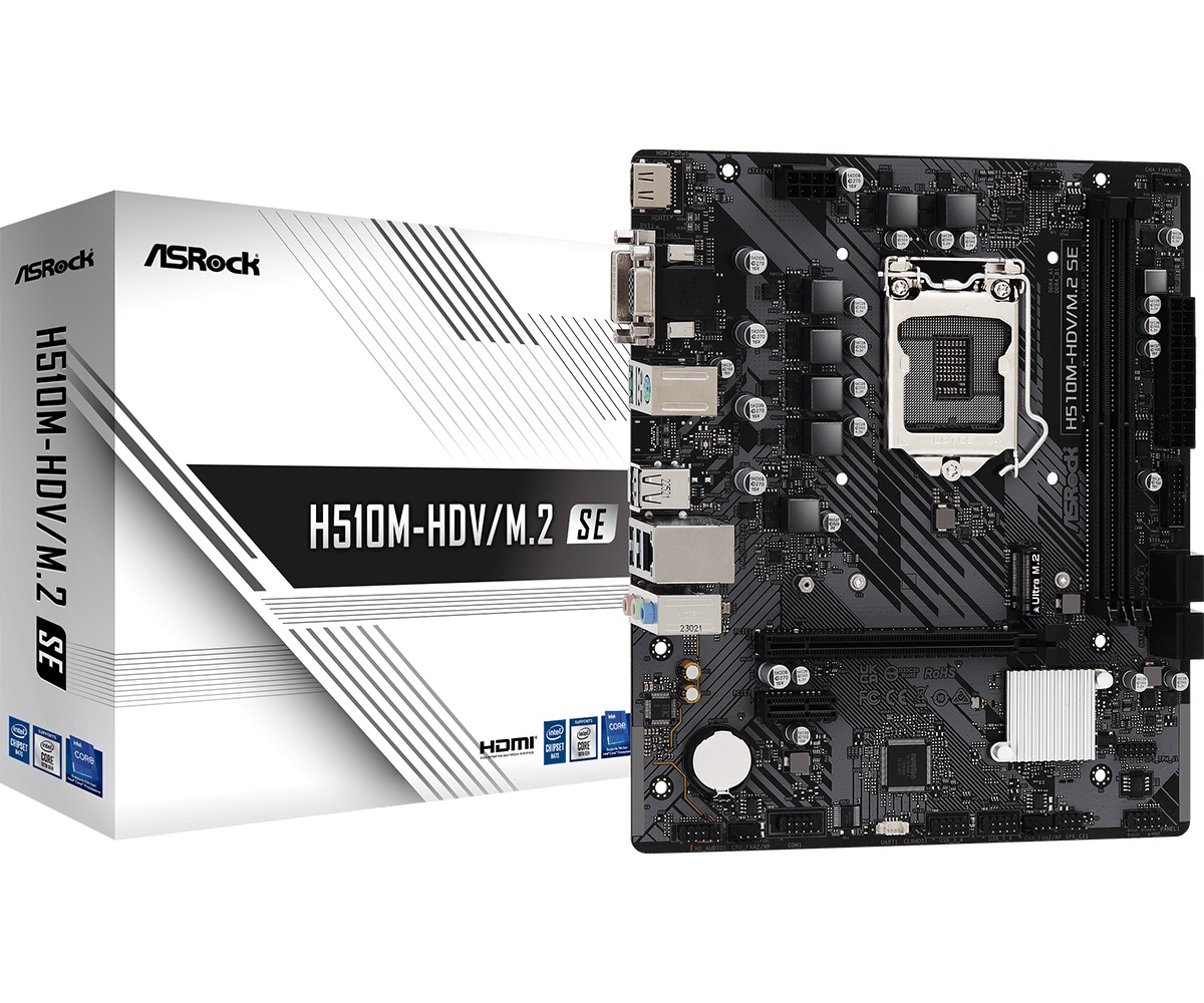 Материнська плата ASRock H510M-HDV/M.2 SE Socket 1200