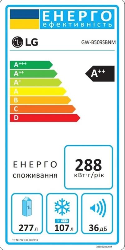 Холодильник LG GW-B509SBNM