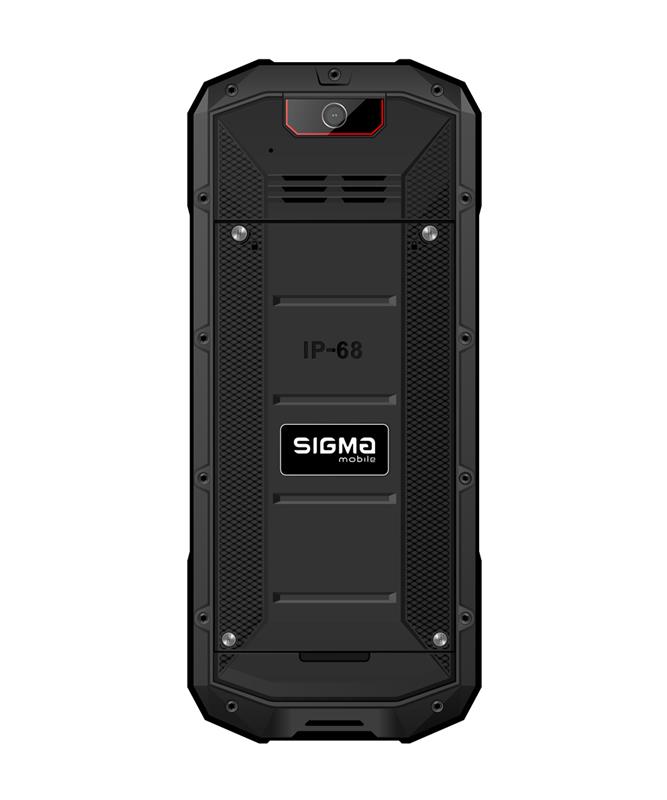 Мобільний телефон Sigma mobile X-treme PA68 Dual Sim Black/Red (4827798466520)