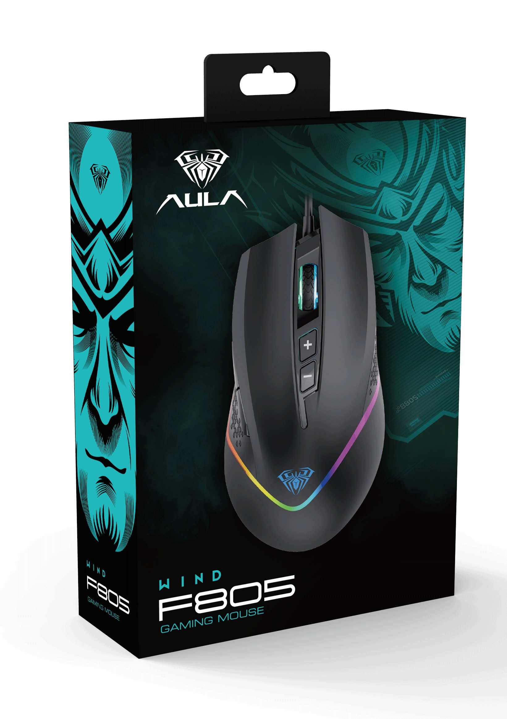 Миша Aula F805 Wired gaming mouse with 7 keys Black (6948391212906)