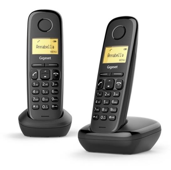 Радiотелефон DECT Gigaset A170 DUO Black (L36852H2802S301)