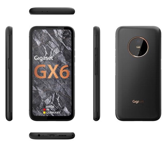 Смартфон Gigaset GX6 IM 6/128 GB Dual Sim Titanium Black (S30853H1528R112)