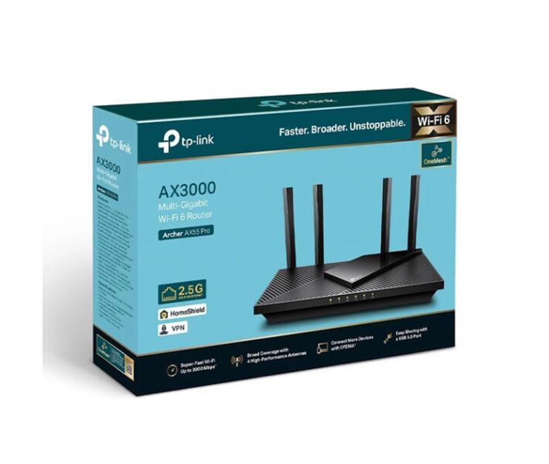 Бездротовий маршрутизатор TP-Link Archer AX55 Pro 