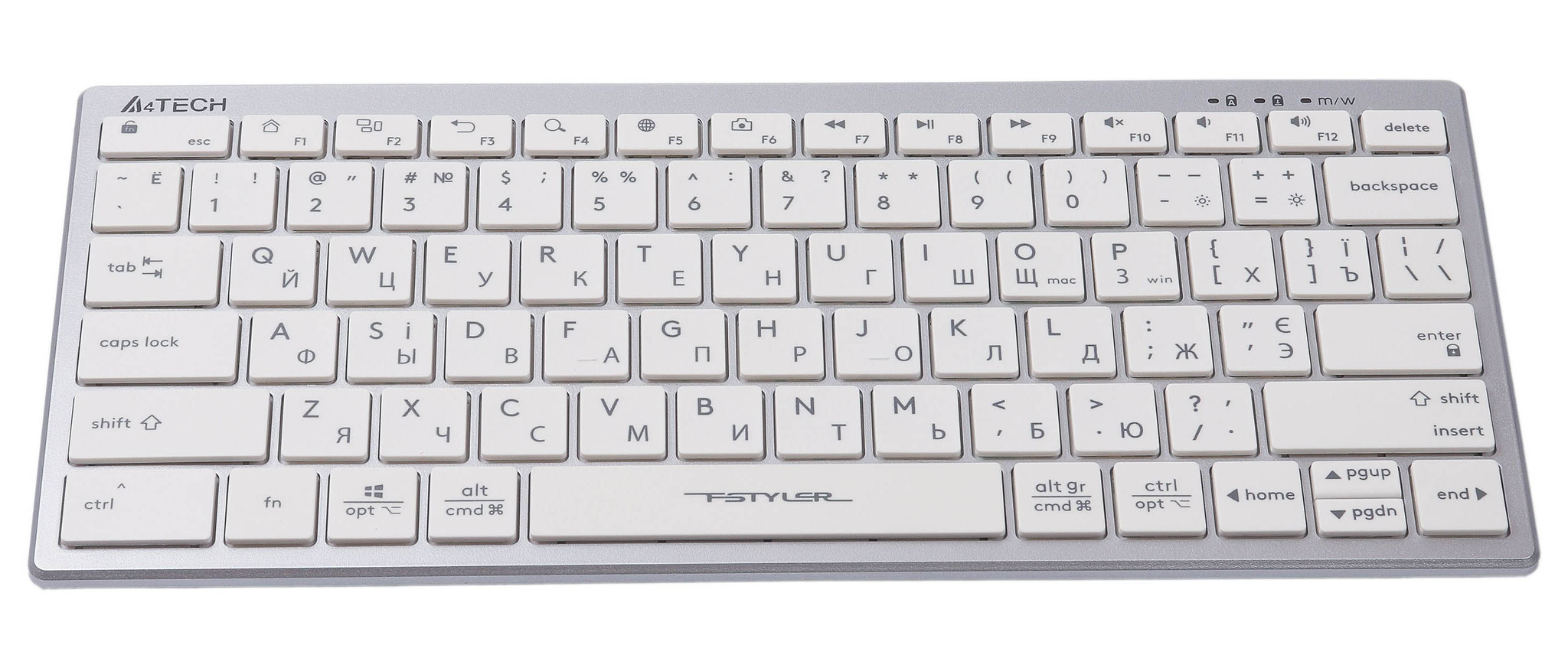 Клавіатура A4Tech Fstyler FX-51 White