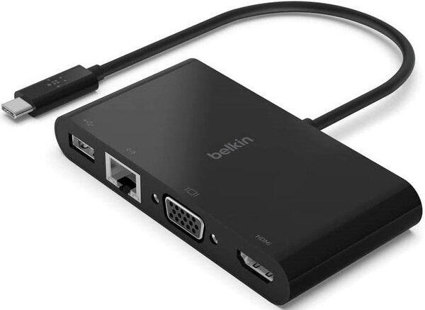 Док-станція Belkin USB-C Multimedia Adapter (AVC005BTBK)