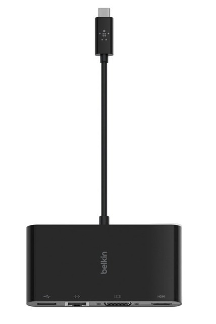 Док-станція Belkin USB-C Multimedia Adapter (AVC005BTBK)