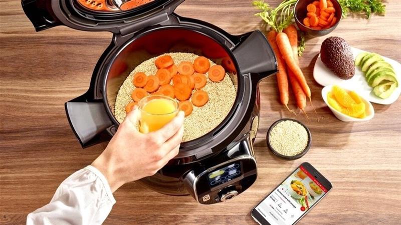 Мультиварка-скороварка Tefal Cook4me+ Connect CY855830