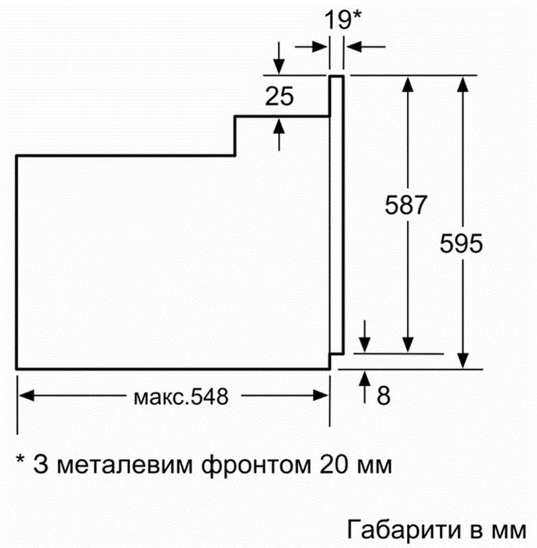 Духова шафа Bosch HBJ517SG0R