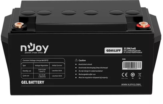 Акумуляторна батарея Njoy GE6512FF 12V 65AH (BTVGCFTEBHBFFCN01B) GEL