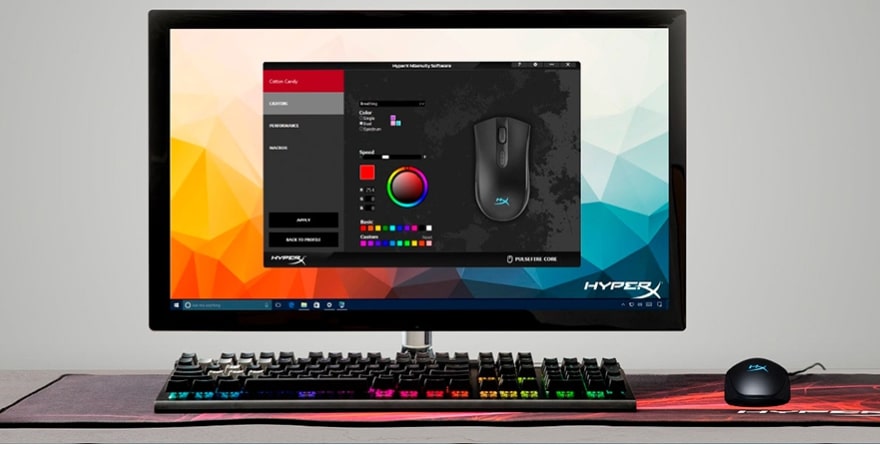 Миша HyperX Pulsefire Core RGB Black (4P4F8AA) 