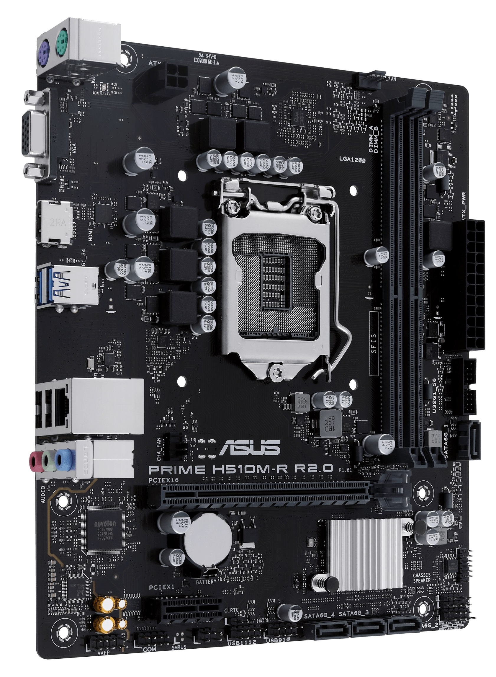 Материнська плата Asus Prime H510M-R R2.0-SI Socket 1200