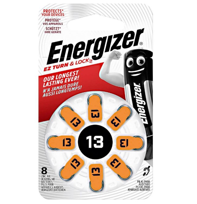 Батарейка Energizer ZA13 BL 8шт