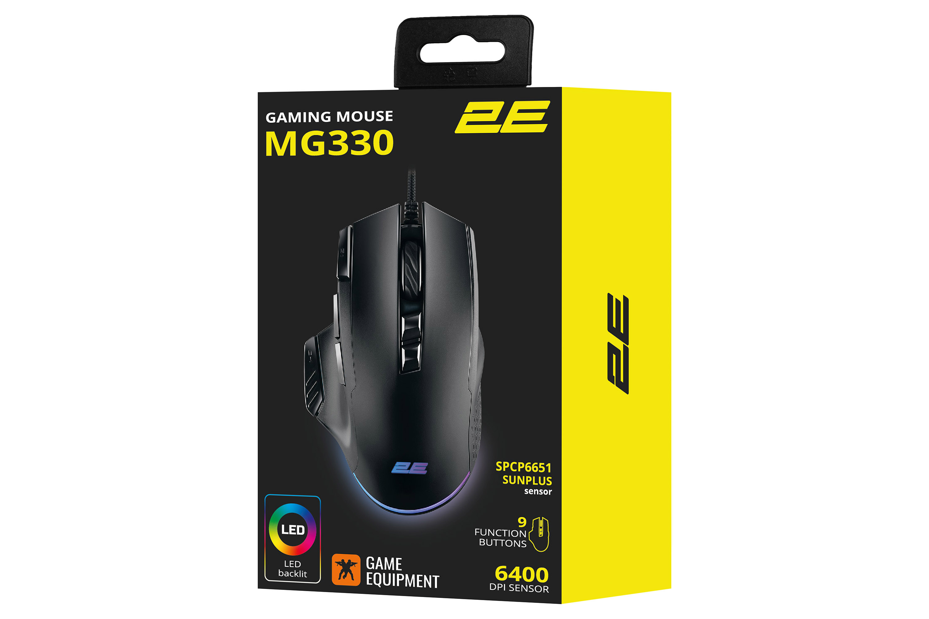 Миша 2E Gaming MG330 RGB USB Black (2E-MG330UB)