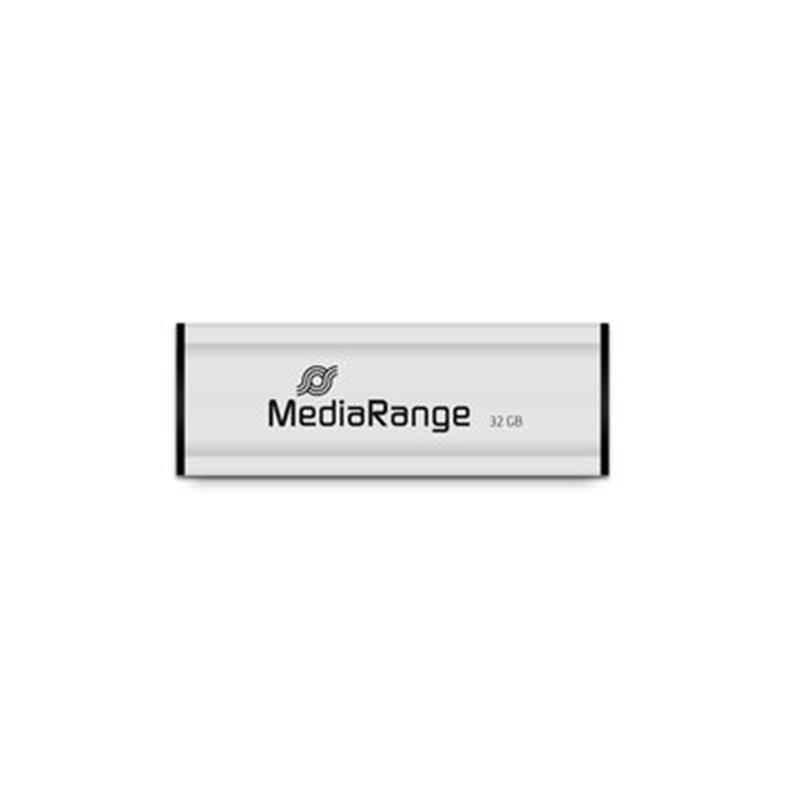 Флеш-накопичувач USB3.0 32GB MediaRange Black/Silver (MR916)