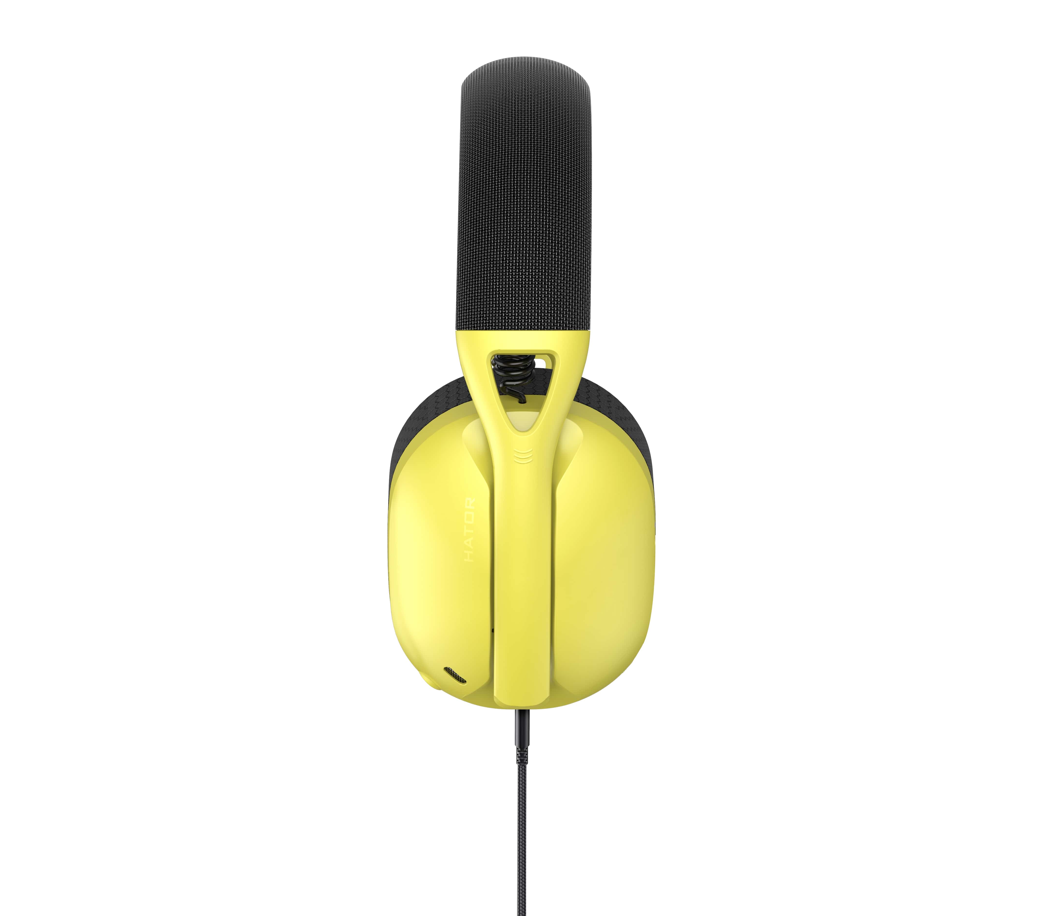 фото Навушники з мікрофоном Hator Hyperpunk 2 USB 7.1 Black/Yellow (HTA-847)