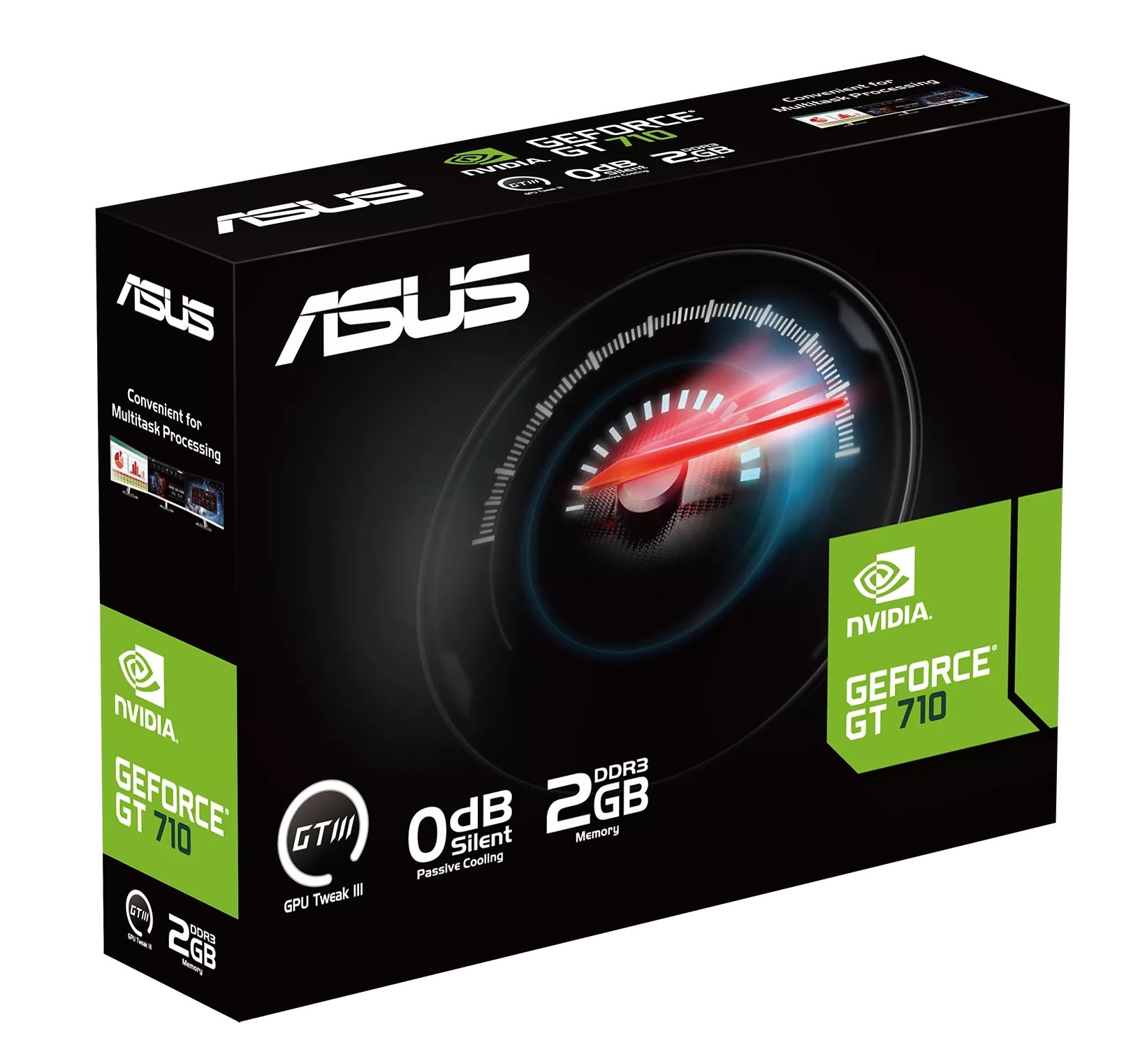 Відеокарта GF GT 710 2GB GDDR3 Evo Asus (GT710-SL-2GD3-BRK-EVO)