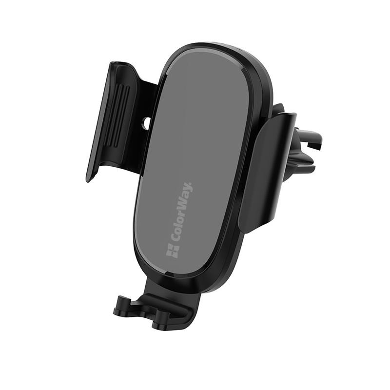 Бездротовий зарядний пристрій ColorWay Air Vent Car Wireless Charger 15W Black (CW-CHAW038Q-BK)