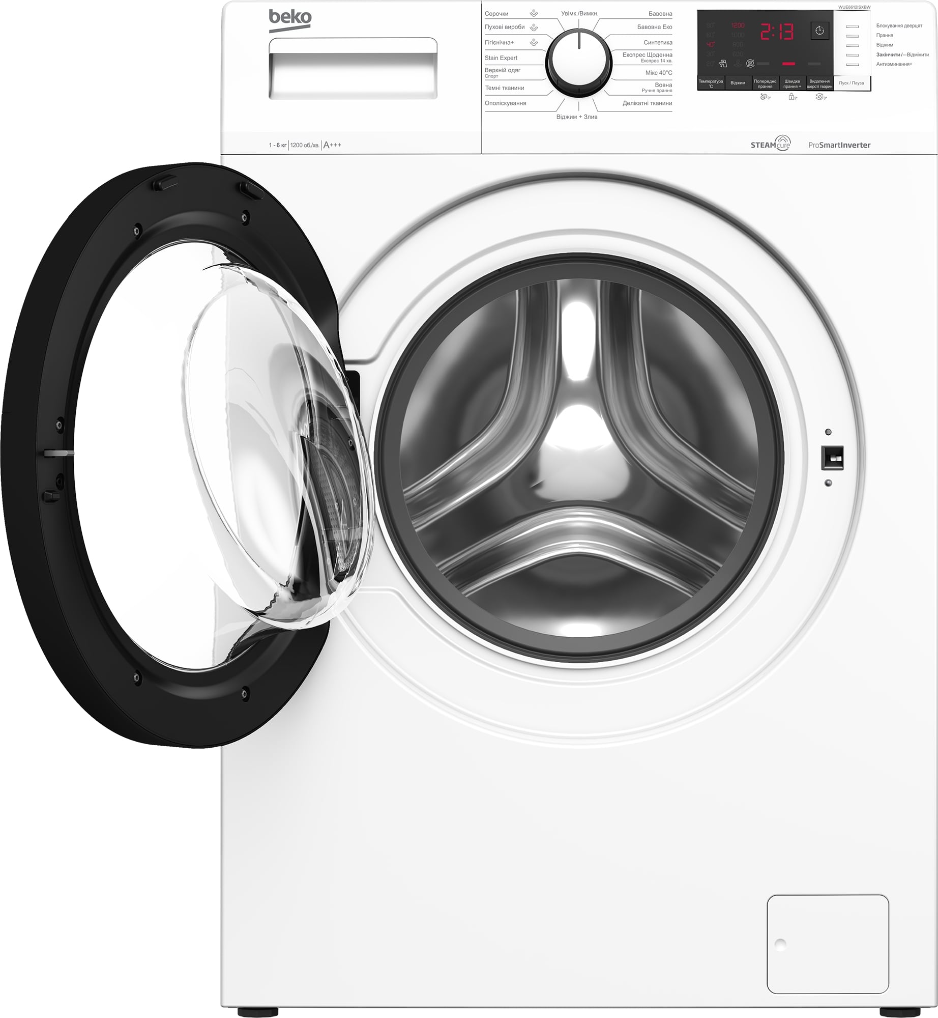 Пральна машина Beko WUE6612ISXBW