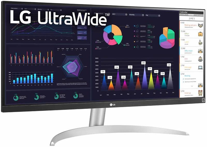 Монiтор LG 29" UltraWide 29WQ600-W IPS White