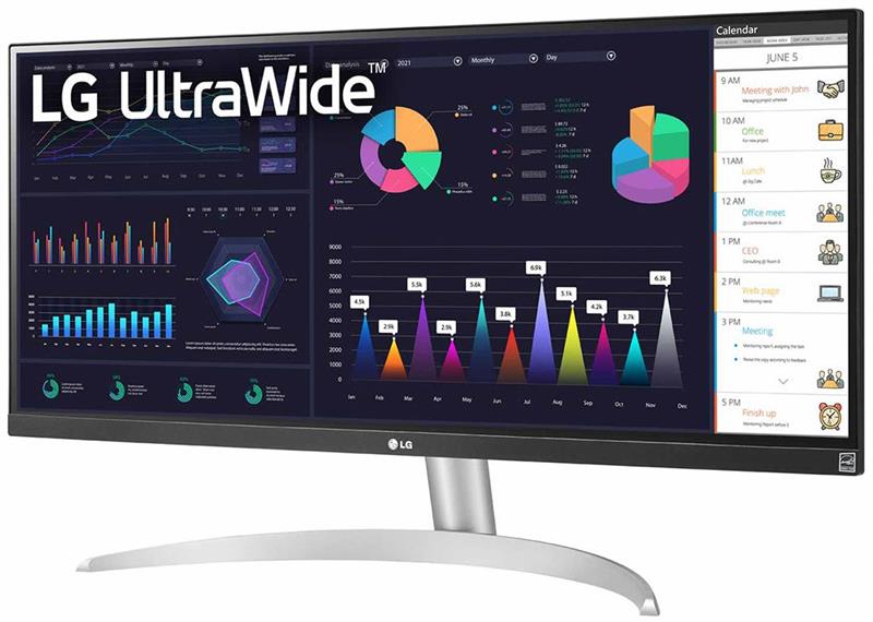 Монiтор LG 29" UltraWide 29WQ600-W IPS White