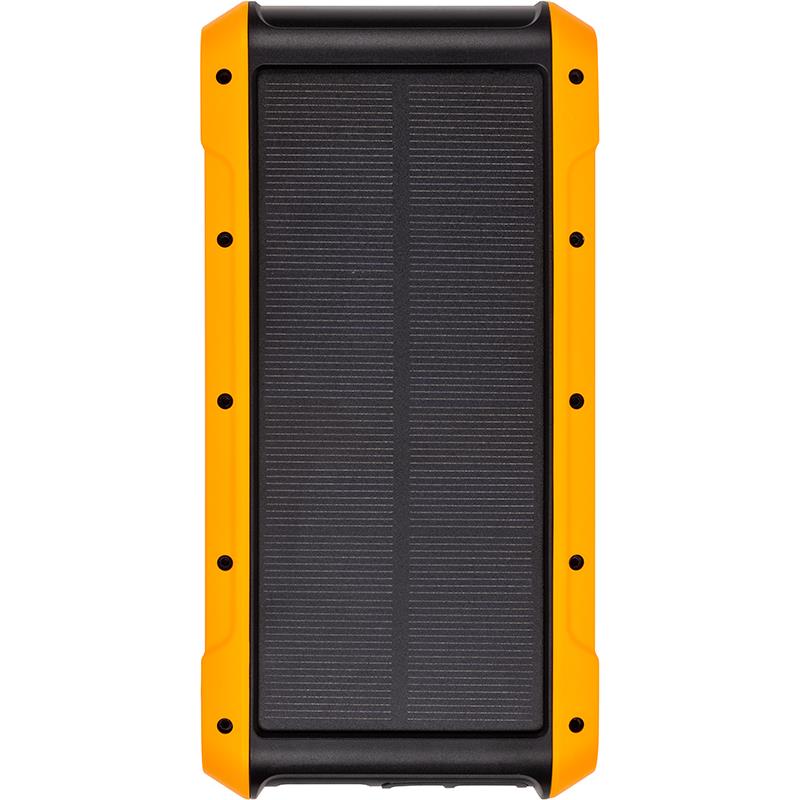 Універсальна мобільна батарея PowerPlant PB930487 20000mAh Wireless Solar Black/Yellow
