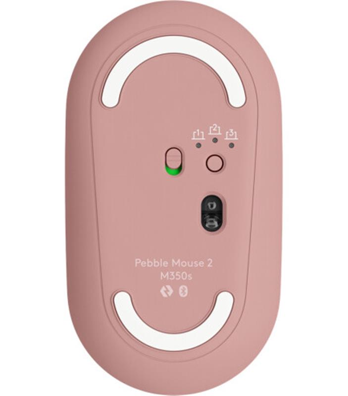 Миша бездротова Logitech Pebble Mouse 2 M350s Rose (910-007014)