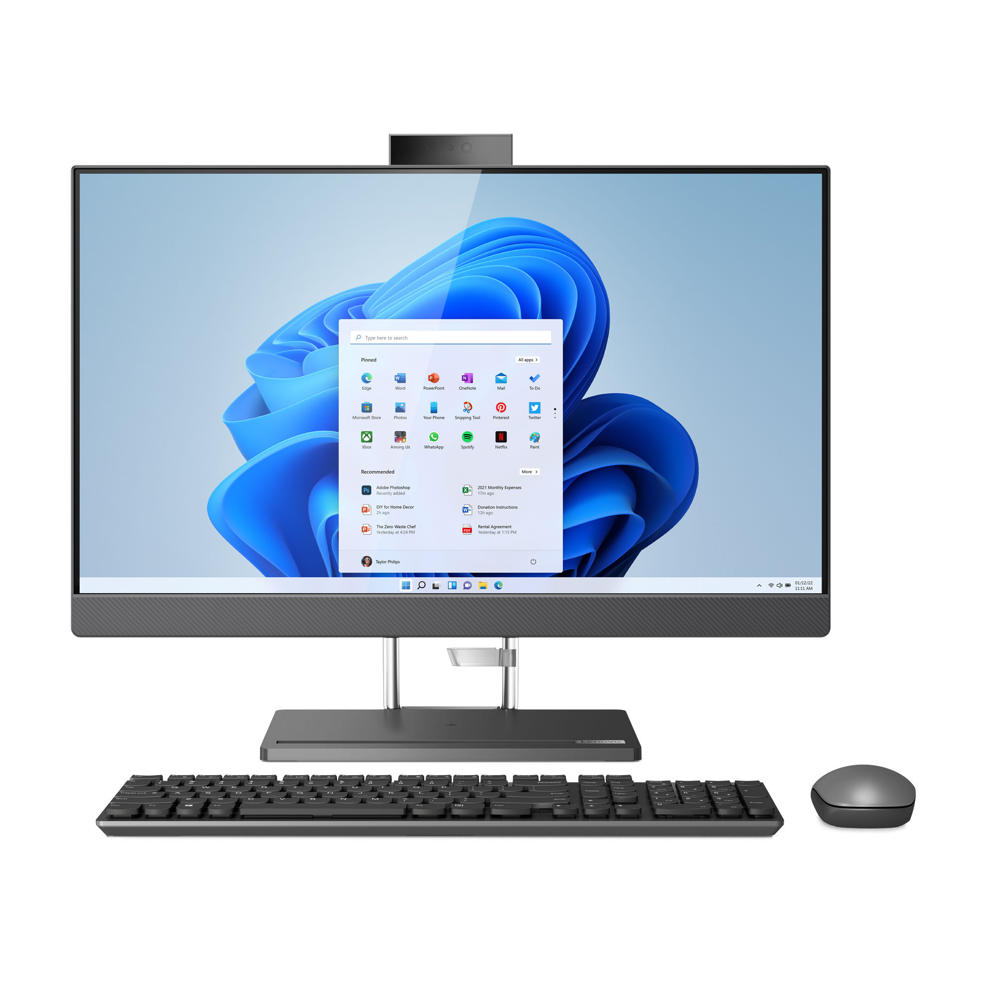 Моноблок Lenovo IdeaCentre AIO 3 24IAH7 (F0GR00AYUA) Storm Grey