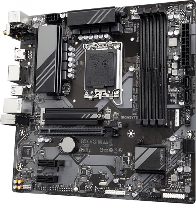 Материнська плата Gigabyte B760M DS3H AX  Socket 1700