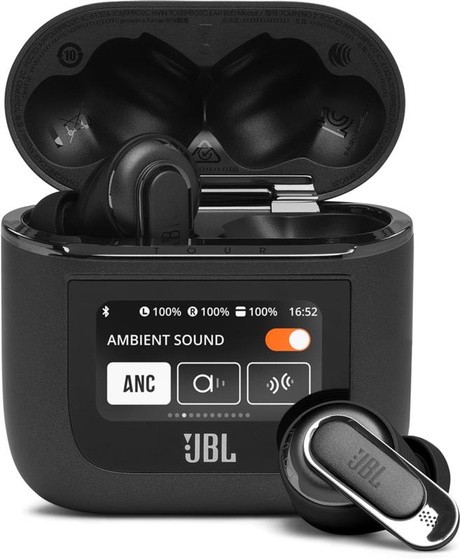 Bluetooth-гарнітура JBL Tour Pro 2 Black (JBLTOURPRO2BLK)