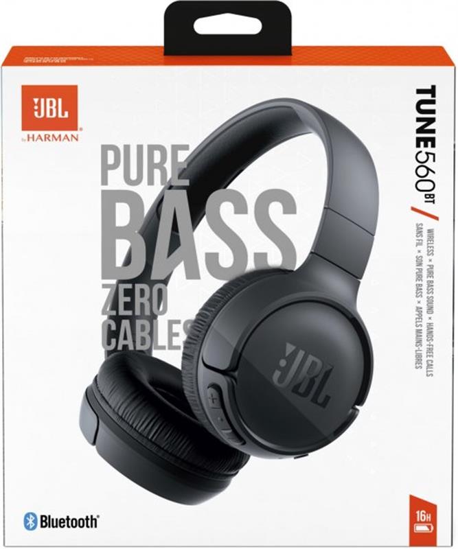 Bluetooth-гарнітура JBL Tune 560BT Black (JBLT560BTBLK)