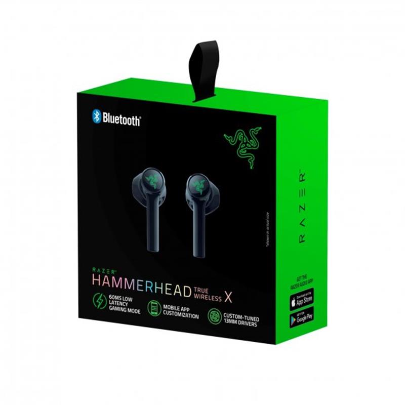 Bluetooth-гарнітура Razer Hammerhead True Wireless X Black (RZ12-03830100-R3G1)