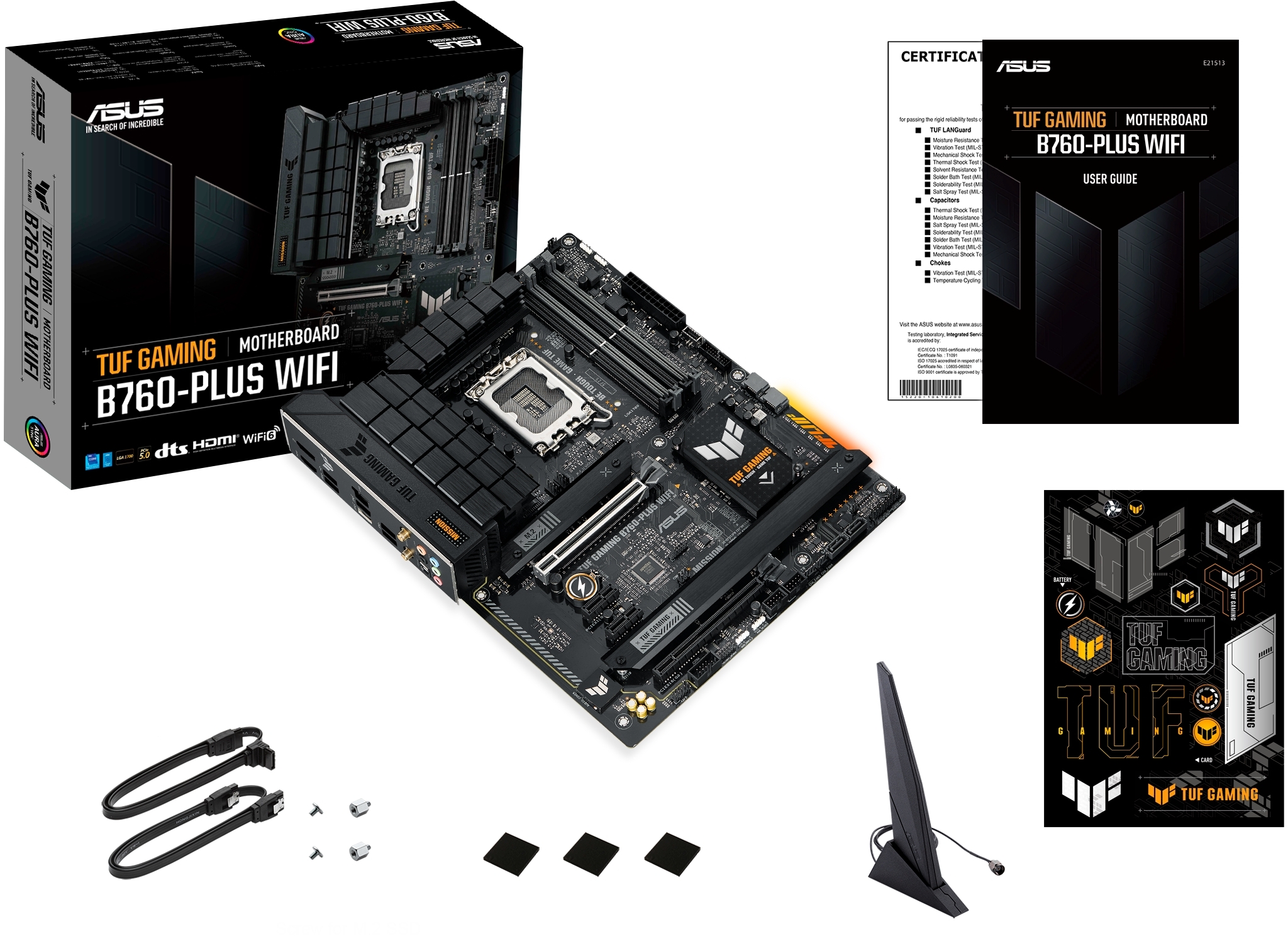 Материнська плата Asus TUF Gaming B760-Plus WiFi Socket 1700