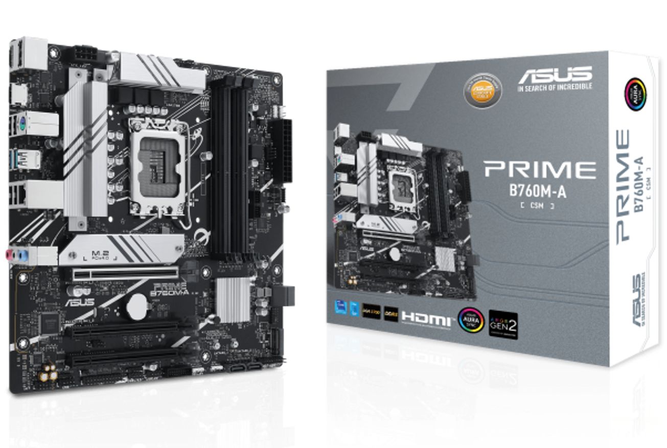 Материнська плата Asus Prime B760M-A-CSM Socket 1700